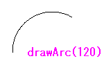 図 12.6.3.1 円弧を描くメソッド